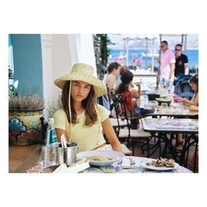 Free people Lack of Color  Holiday Bucket Hat Sunshine Bloom Gardening NWT